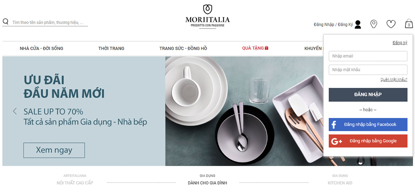 Moriitalia Homepage