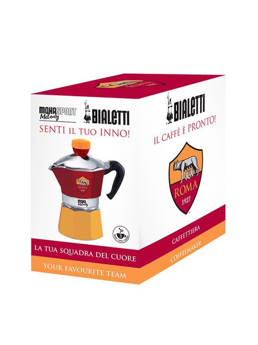 Bình pha cà phê thể thao AS Roma Bialetti Moka Melody 3 cup - 990004372
