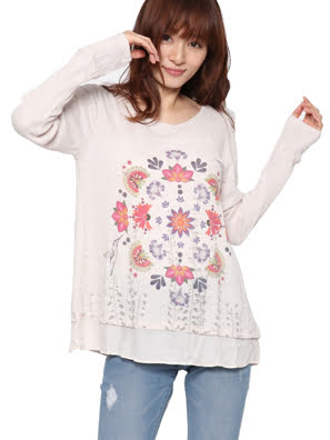 Áo dài tay nữ size L - 71T2WY31040L