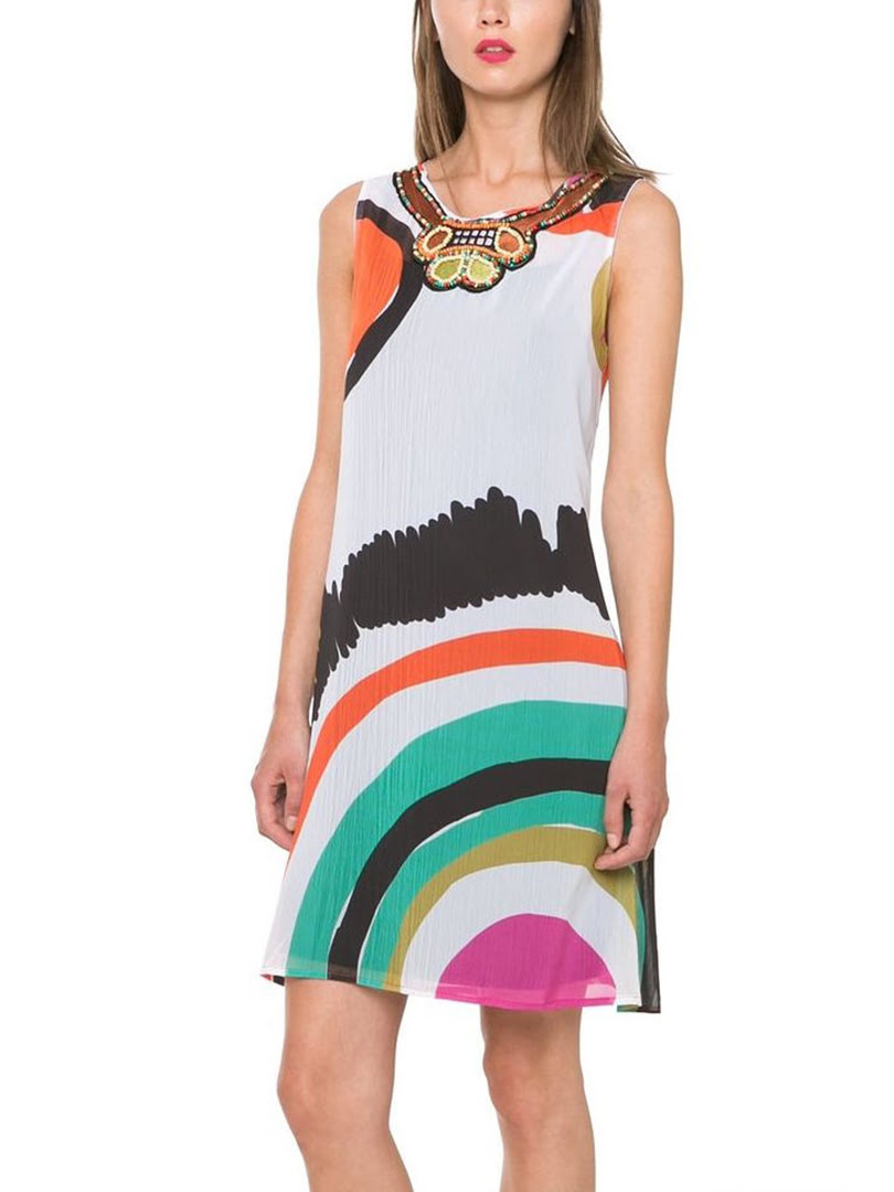 Đầm không tay Desigual Raquel Dress - 61V2LC9100036