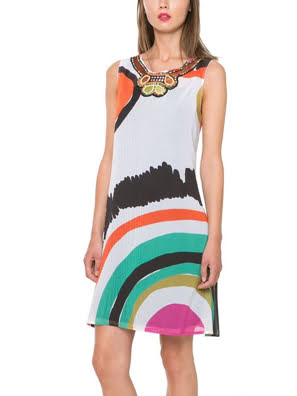 Đầm không tay Desigual Raquel Dress - 61V2LC9100036