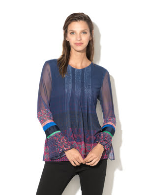 Áo thun dài tay nữ T-SHIRT Size S MARINO - 17WWTKK45001S