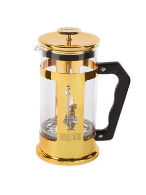 [MỚI] Bình pha cà phê Bialetti Press kiểu Pháp Preziosa Gold Collection màu vàng 1 lít - 0006850