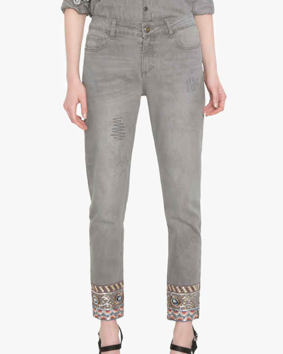 Quần Jean nữ DENIM TROUSERS, Size 29, ACERO  - 17WWDD39202629