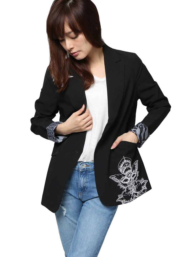 Áo khoác nữ COAT, Size 36, NEGRO - 17WWEWC3200036