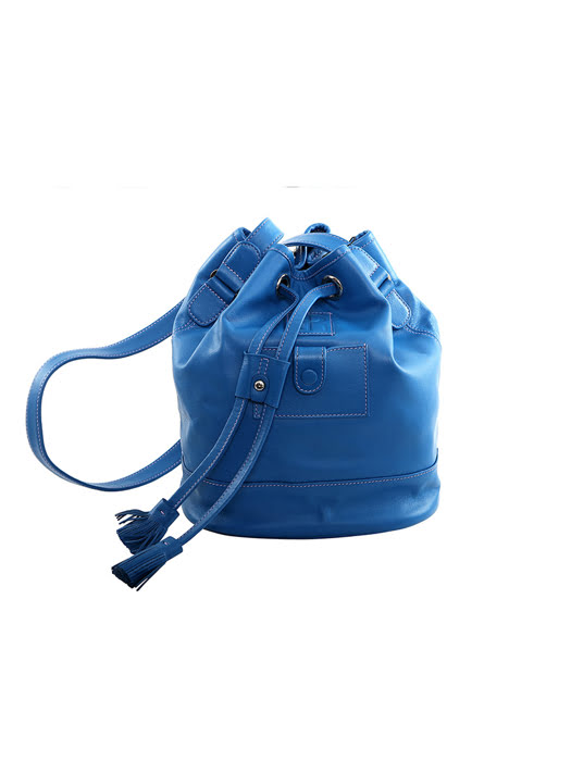 Túi xách da Rostaing Bourse Blue màu xanh - P-00016