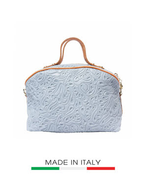 Túi xách da Ý Florence - 26X15X18 CM - B301-Grey