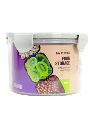 [MỚI] Hộp nhựa đựng thực phẩm Lafonte 13.5x9.5cm 900ml Màu Xanh Dương - 180961-BLU