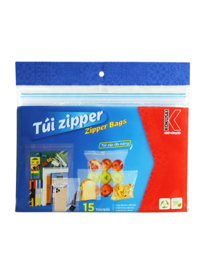 Túi zipper đa dụng 3 size Kokusai TZIP00007481