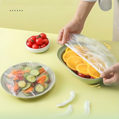 Màng bọc thực phẩm dạng túi có thun co giãn Annapurna kích thước 36 - 38cm - 012980