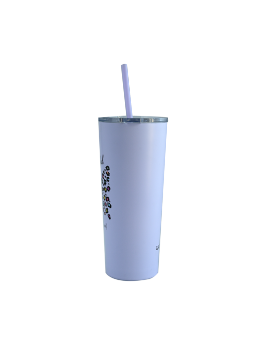 Ly Giữ Nhiệt La Fonte Butterfly Kèm Ống Hút-680 ml-014823-PUR