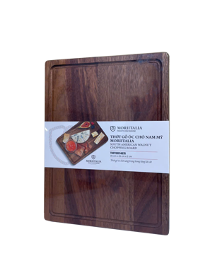 Thớt Gỗ Óc Chó Nam Mỹ Moriitalia (30 cm x 20 cm x 2 cm) - THOT00014885