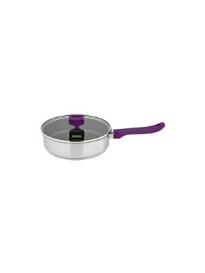 Chảo nhôm nắp kính 24x6cm 010420601-24