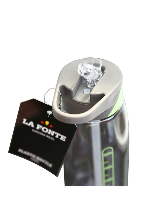 Bình nước uống thể thao La Fonte 750ml màu xám xanh lá - 452218-Gre