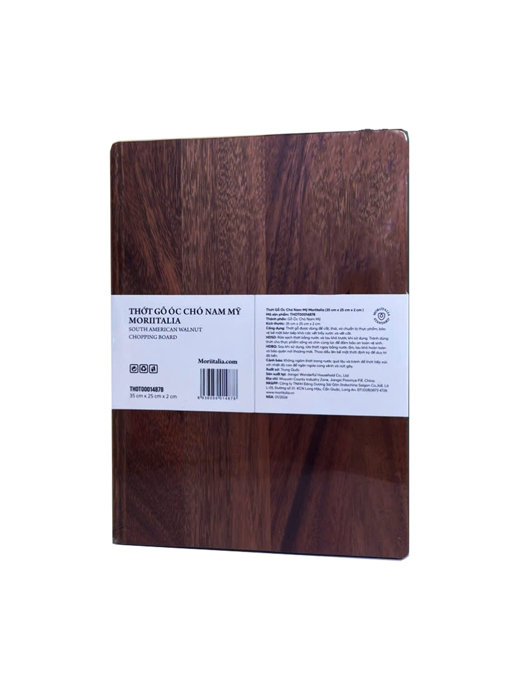 Thớt Gỗ Óc Chó Nam Mỹ Moriitalia (30 cm x 20 cm x 2 cm) - THOT00014885