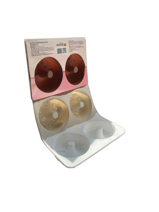 Khuôn silicone La Fonte hình bánh donut - 015035