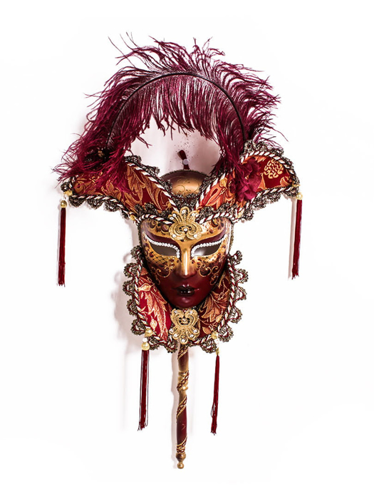 Mặt nạ hóa trang nguyên mặt Casanova Luxury đính đá Swarovsky - MATNA038