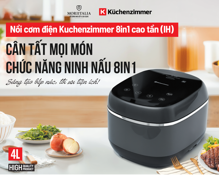 Nồi Cơm Điện Kuchenzimmer 8in1 Cao Tần (IH) 4L-014359