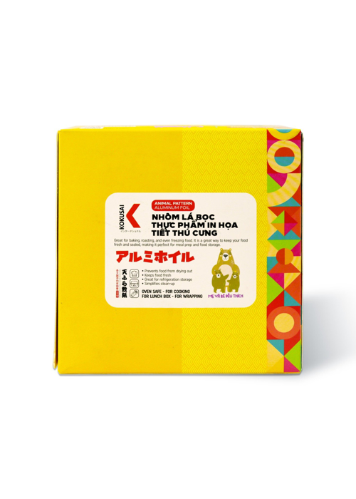 Nhôm lá bọc thực phẩm in họa tiết thú cưng KOKUSAI 12.7 cm x 27.9 cm - MNTP59011204