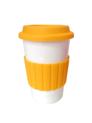 Ly sứ Moriitalia 400ml có nắp nhiều màu - B106-WB-YEL