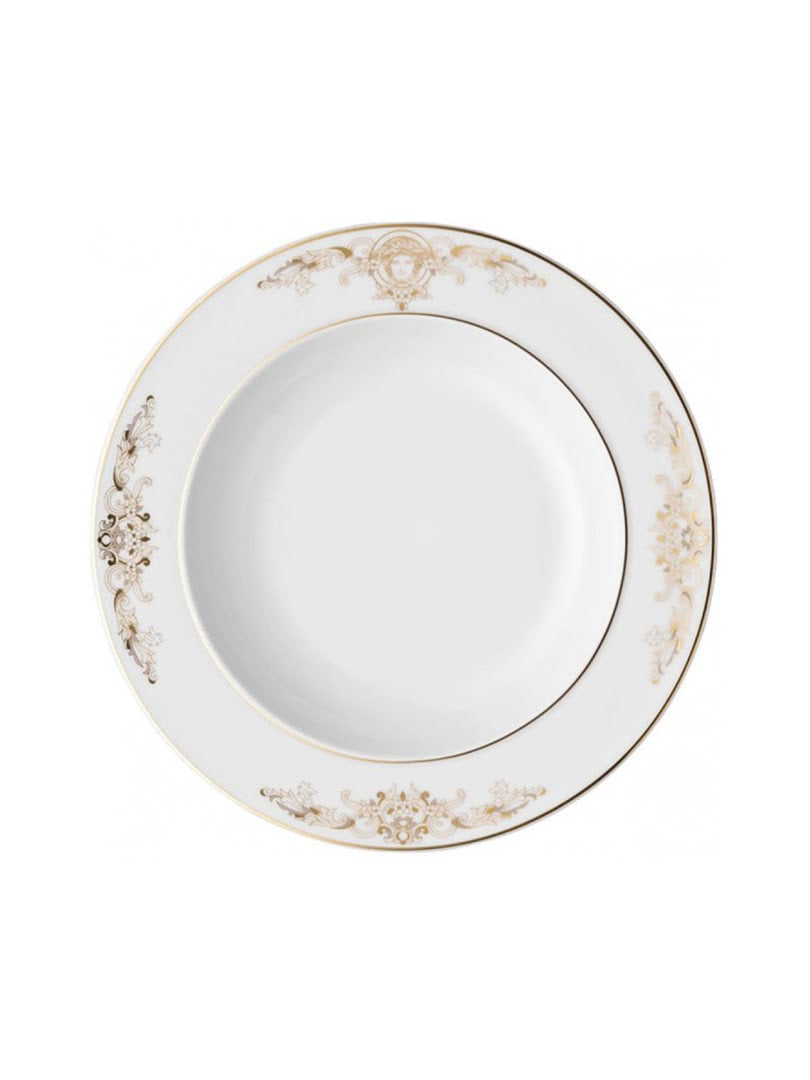 Dĩa soup sâu Versace Medusa Gala 22cm - 403635.10322