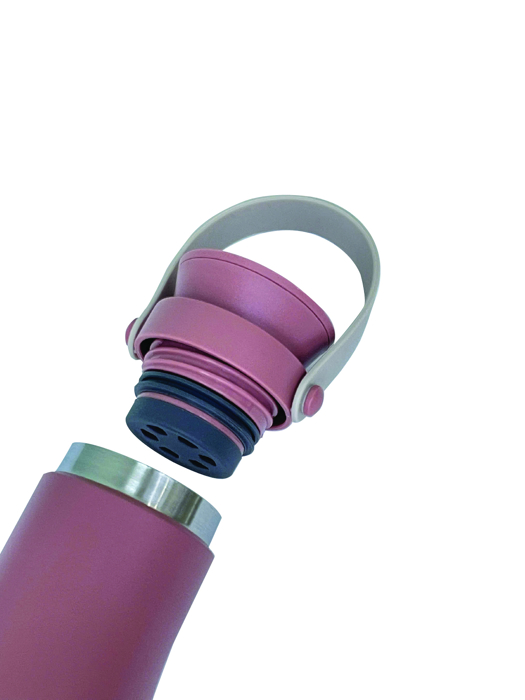 Bình giữ nhiệt Travel La Fonte inox 304 có quai xách tiện lợi 470ml-000727-PIN