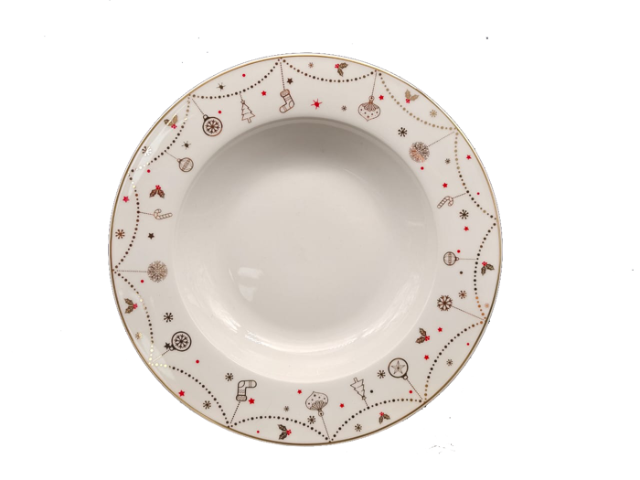 Dĩa sứ xương cao cấp  Moriitalia 21.5 cm - 013550