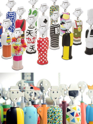 Mở nắp chai xanh da trời Alessi - AAM23 LAZ