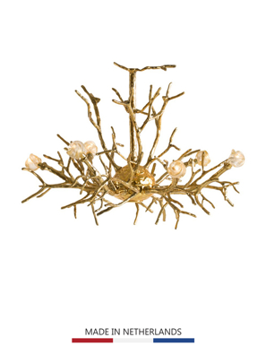 Đèn chùm nhỏ mạ vàng PITERADAM PA 2870