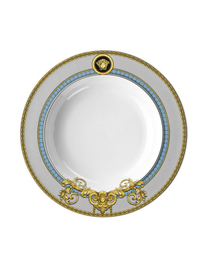 Đĩa soup Versace Prestige Gala Bleu 22cm - 403638.10322