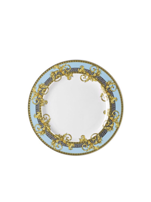 Đĩa ăn tối Versace Prestige Gala Bleu bằng sứ 27cm