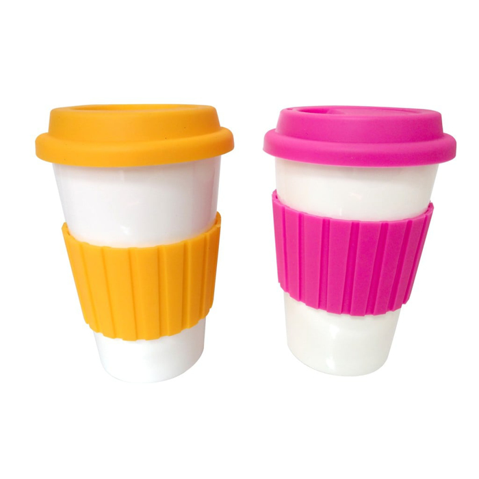 Ly sứ Moriitalia 400ml có nắp nhiều màu - B106-WB-YEL