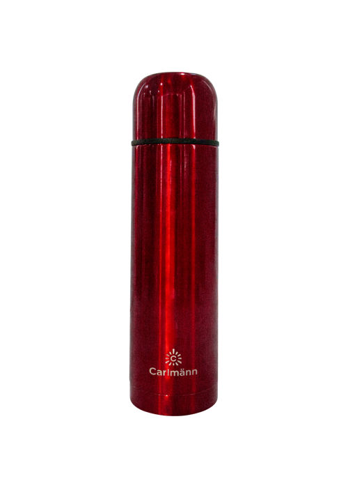 Bình GN inox CarLMann 0.5L màu đỏ - BES551-R