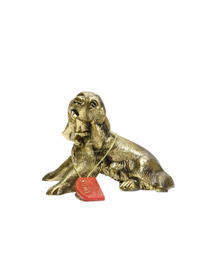 Tượng chú chó FIGURE COCKER  bằng đồng Virtus - 2121