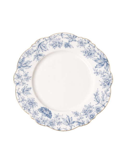 Dĩa sứ xương cao cấp Moriitalia viền hoa( 27.8cm - 014434)