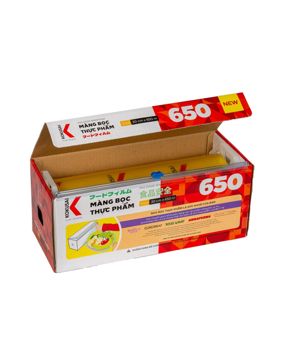 [BAO BÌ MỚI] Màng bọc TP Kokusai 650 - dao nhựa - MBTP00004534-M