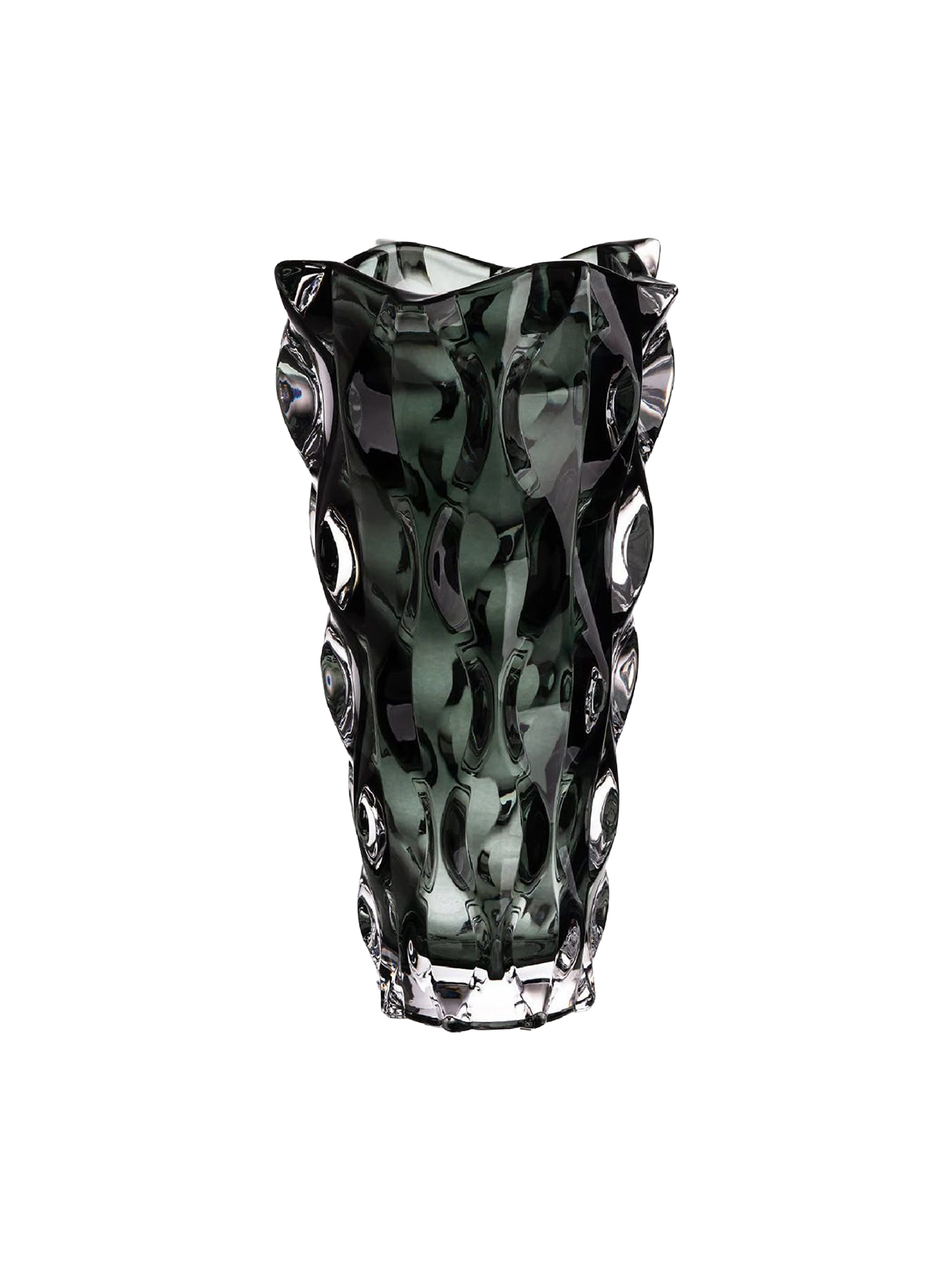 Bình hoa pha lê Samba màu xám khói Bohemia 305mm - 591520