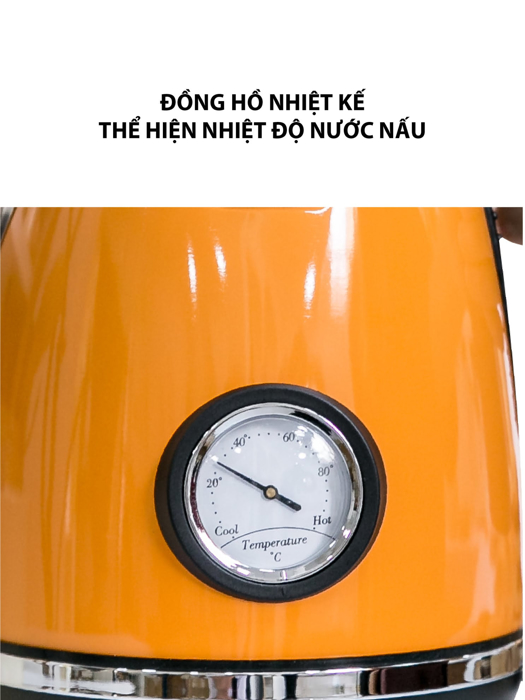 Ấm đun Kuchenzimmer 1.7 lít  3000198 - cam