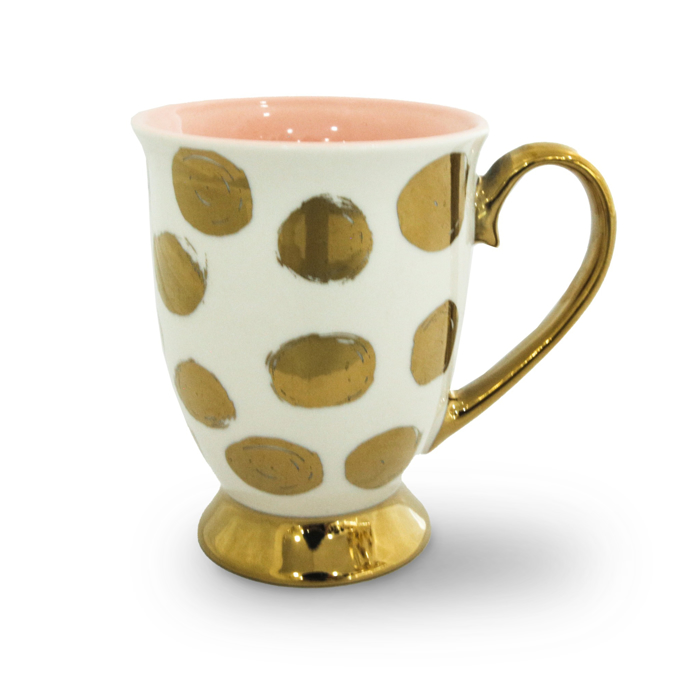 Cốc sứ La Fonte mạ vàng- 006446-02