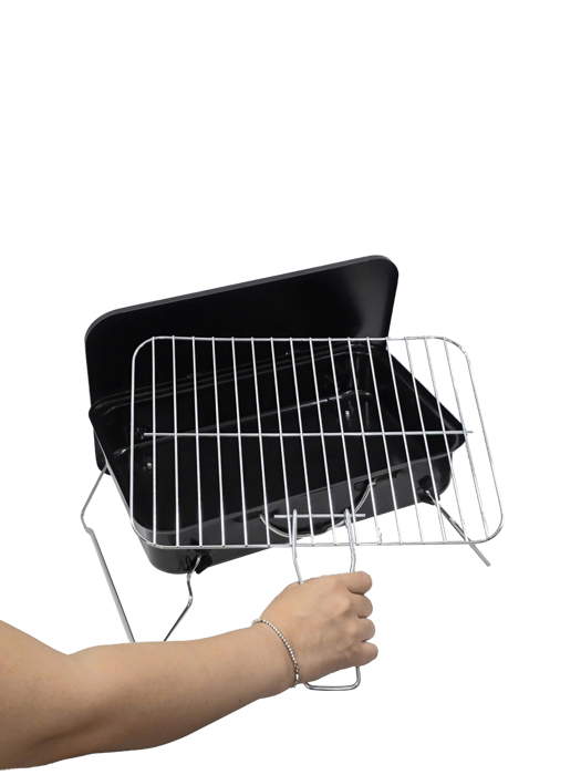 Bếp Than Di Động Có Nắp Kèm Vỉ Nướng La Fonte-015868