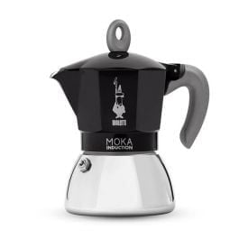 Bình pha cà phê bếp từ Bialetti NEW MOKA INDUCTION BLACK 2 CUPS 0006932/NP