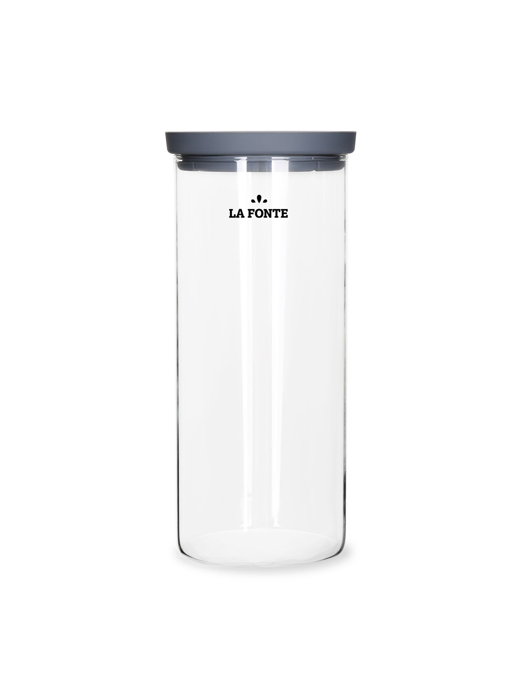 Lọ thủy tinh borosilicate chịu nhiệt nắp xếp chồng La Fonte 1300ml - 011631
