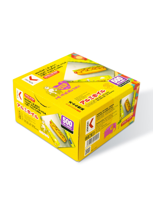 Nhôm lá bọc thực phẩm in họa tiết thú cưng KOKUSAI 12.7 cm x 27.9 cm - MNTP59011204