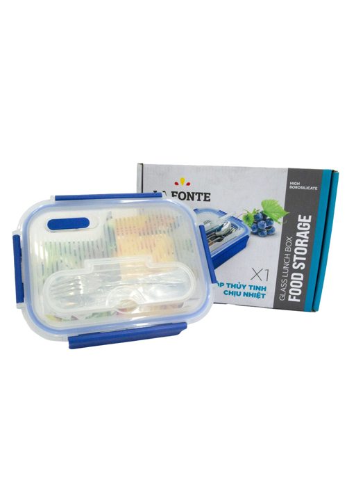 Hộp cơm thủy tinh chịu nhiệt La fonte – X1 – 1040ml
