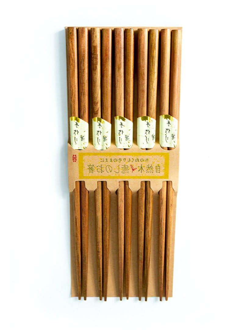 Đũa gỗ Nhật Bản vỉ 5 đôi KOKUSAI NDCK-22