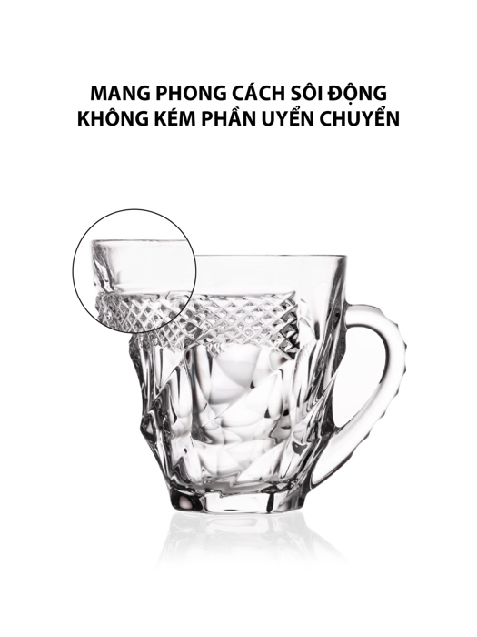 Ly pha lê Flameco Pyramid Bohemia 150ml - 847418