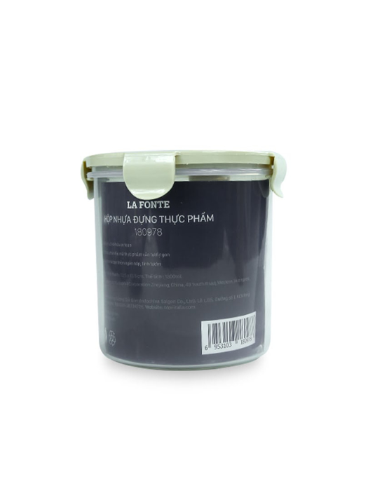 [MỚI] Hộp nhựa đựng thực phẩm Lafonte 13.5x13.5cm 1300ml  - 180978