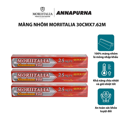 Giấy bạc Moriitalia bọc thực phẩm 30cmx7.62m MNTP00003131
