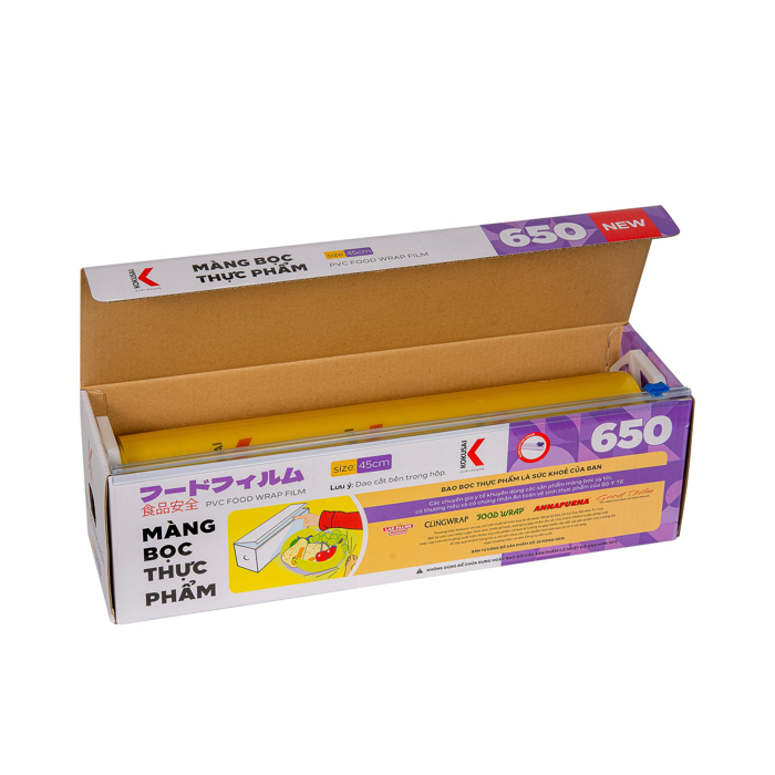 Màng bọc TP Kokusai 45cmx650 (400m)- dao nhựa