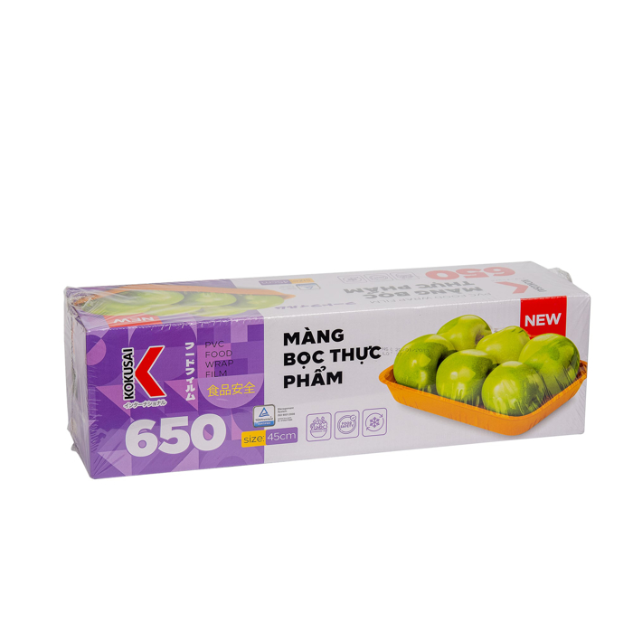Màng bọc TP Kokusai 45cmx650 (400m)- dao nhựa
